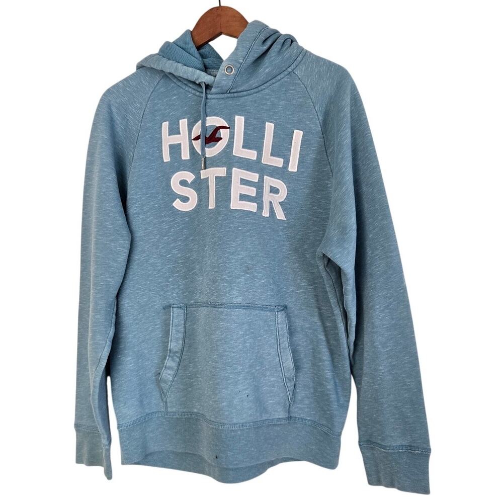 Vintage Y2K Coastal Surf Prep Americana Hollister Super Soft Fleece Hoodie XL
